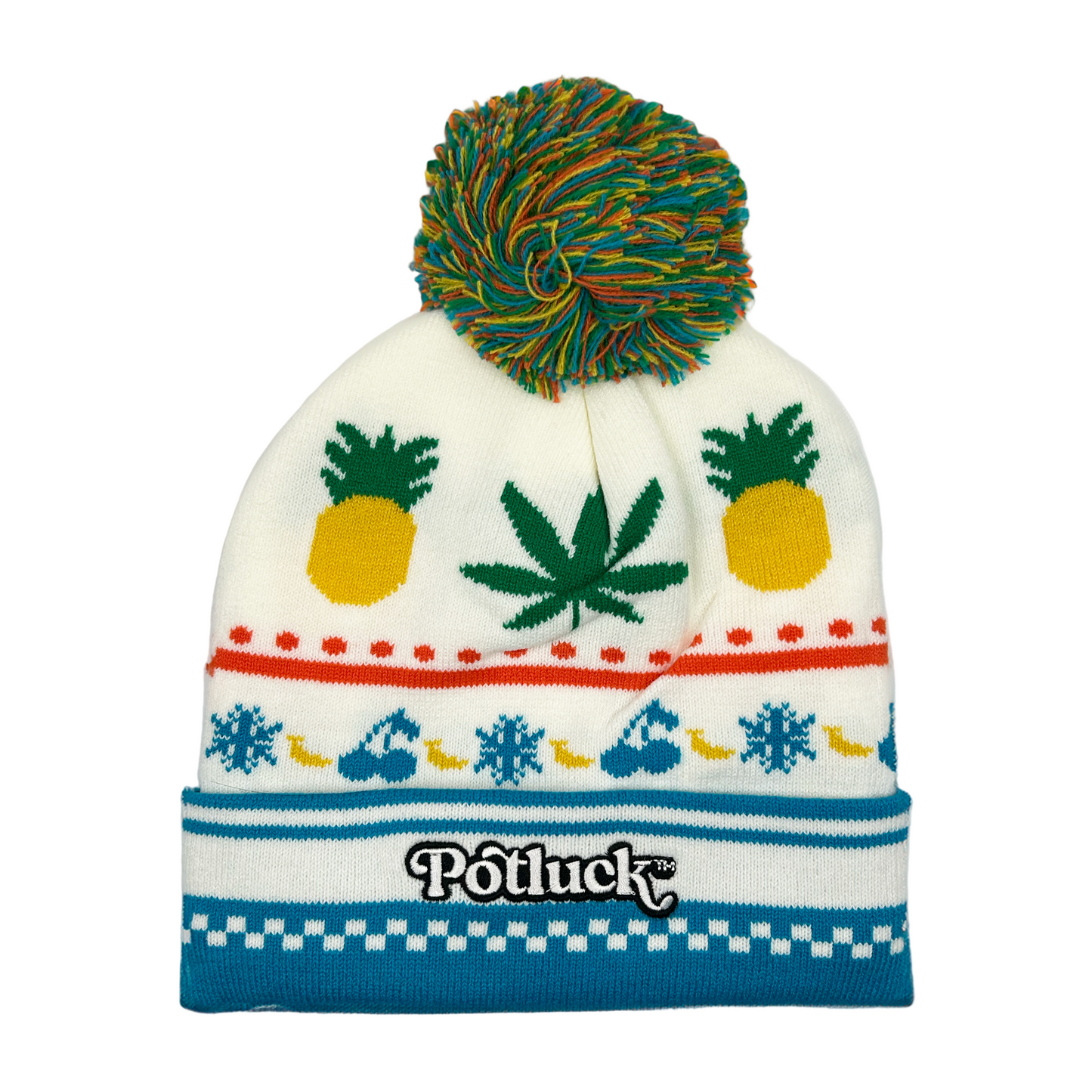 Potluck | Fruit Collection Pom-Pom Toque