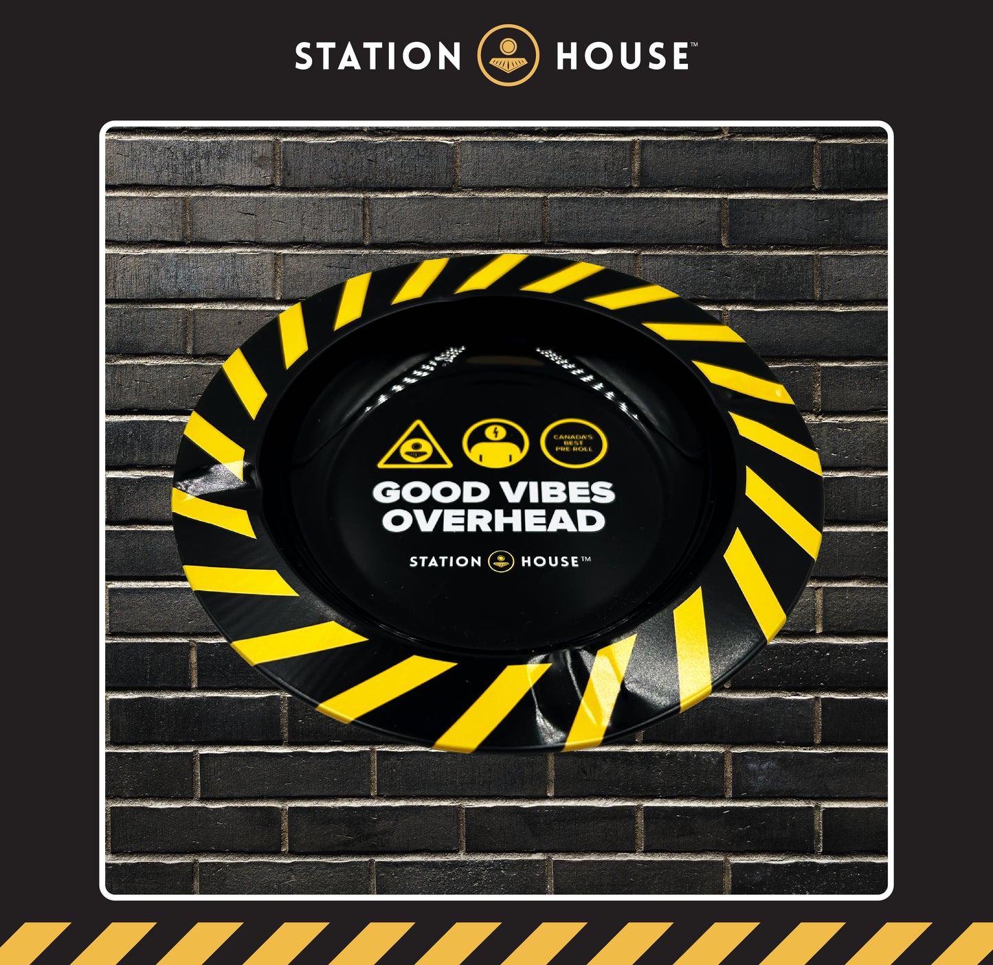 Station House | Good Vibes Tin Ashtray