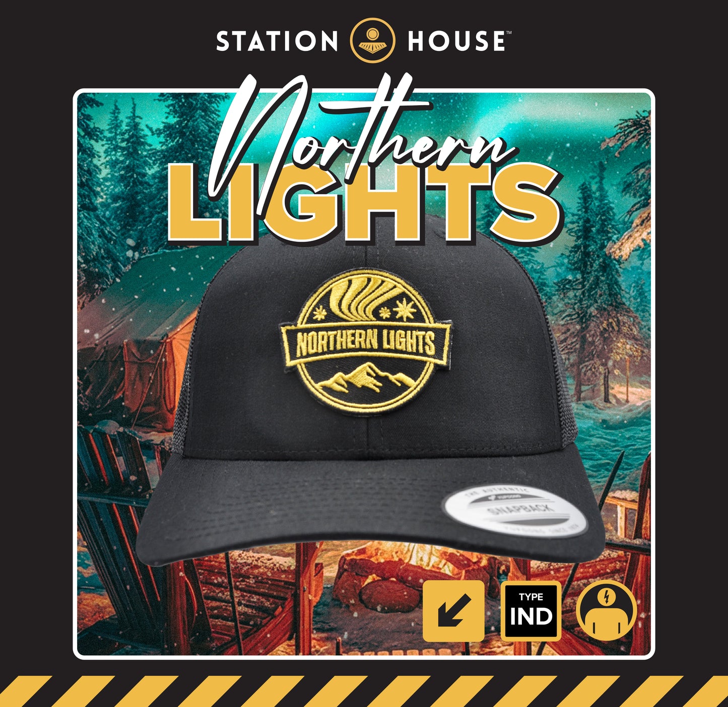 Station House Northern Lights Trucker Hat