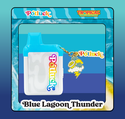 Potluck Vape Charm | Blue Lagoon Thunder
