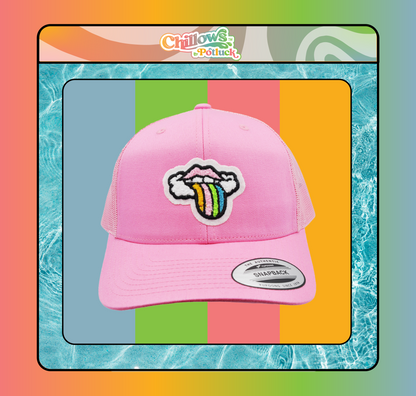 Chillows Cloud Trucker Hat (Pink)