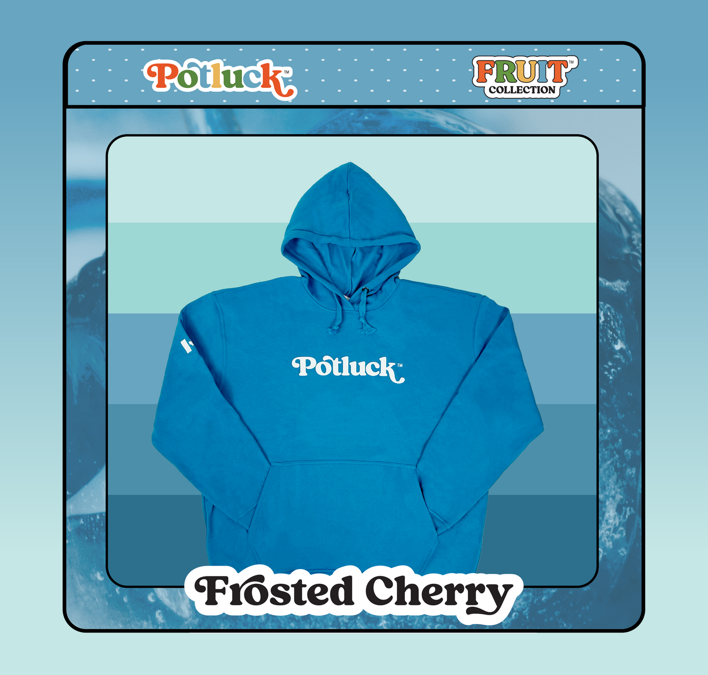 Potluck Hoodie | Frosted Cherry