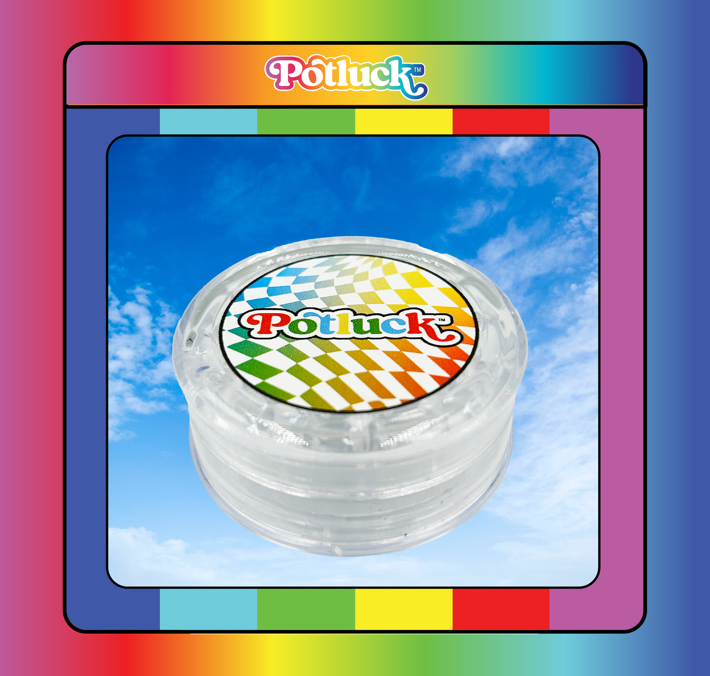 Potluck | Two-Piece Acrylic Grinder