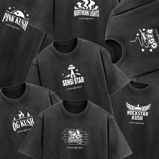 Station House Indica Tee | Choose your Strain