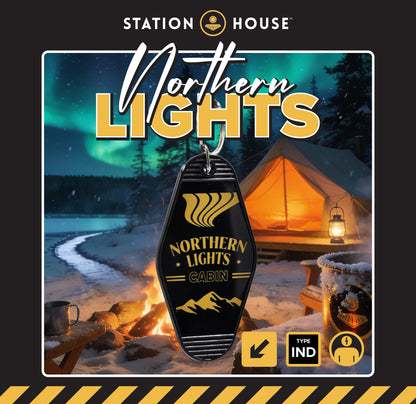 Station House Northern Lights Keychain